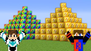 I Played a Lucky Block PYRAMID Race in Minecraft