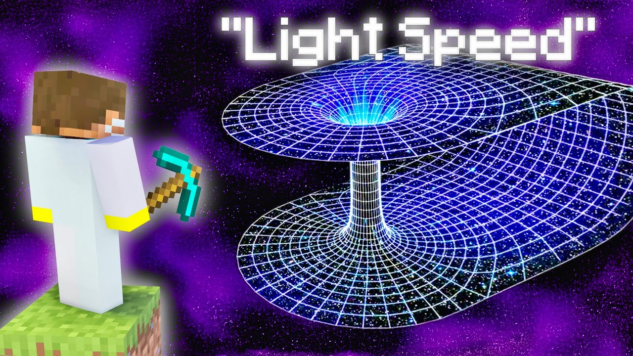 I Reached Light Speed in Minecraft to Break the Game…