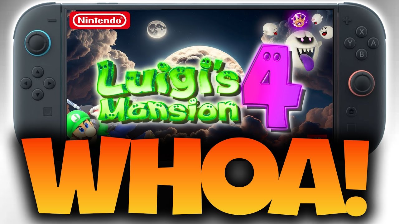 Luigi's Mansion 4 & MORE Big Switch 2 News Arrives!