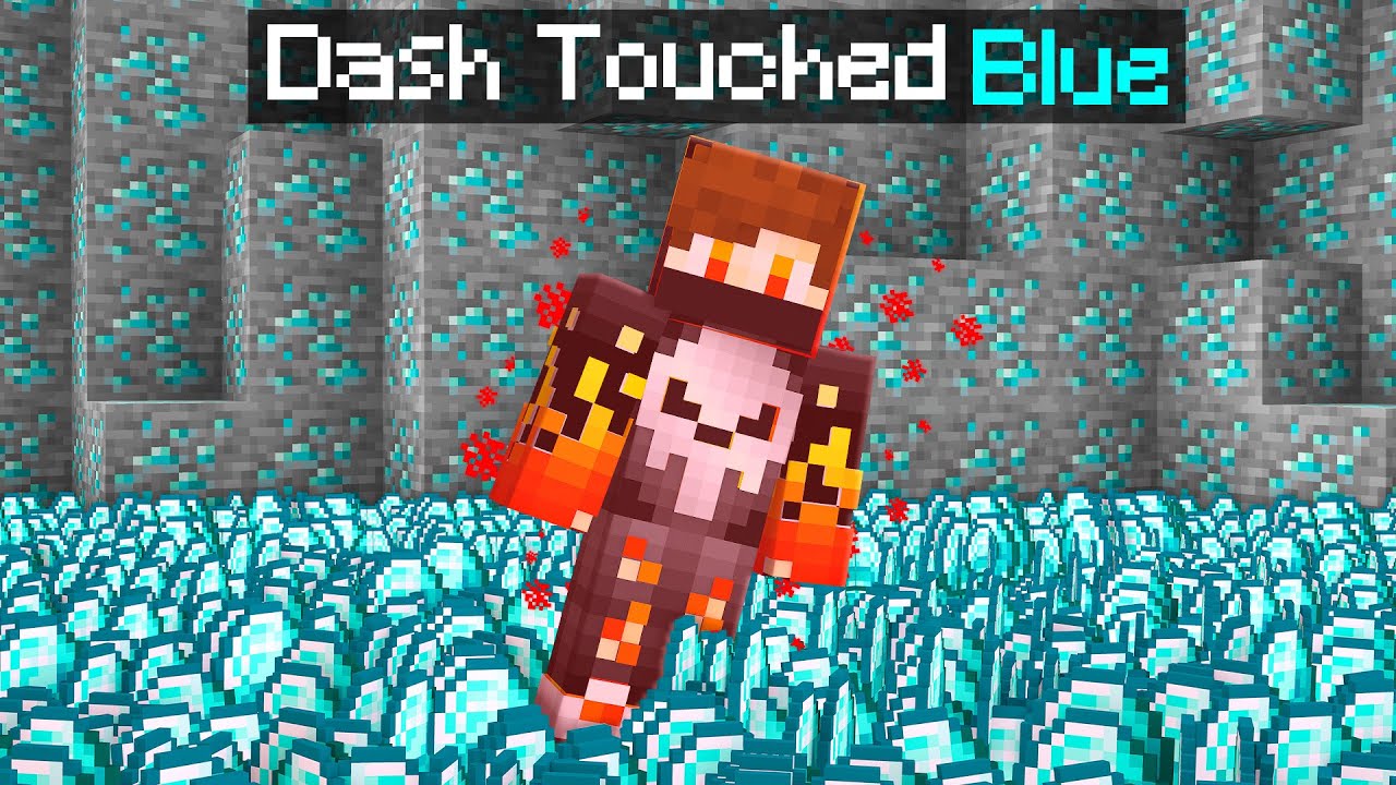 MINECRAFT BUT TOUCH THE COLOR AND DIE !!