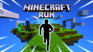 MINECRAFT SURVIVAL Immersive Interactive Warm Up | Run from the