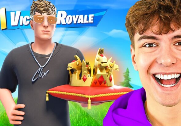 MY FIRST WIN USING MY ICON SKIN!