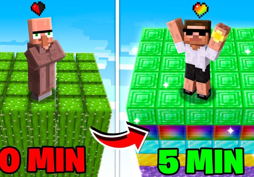 Minecraft But, Chunk Changes Every Minute