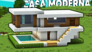 Minecraft: Como hacer una Casa Moderna Perfecta Para Survival
