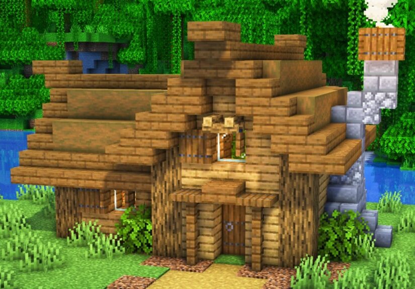 Minecraft: How To Build a Small Survival House | Small