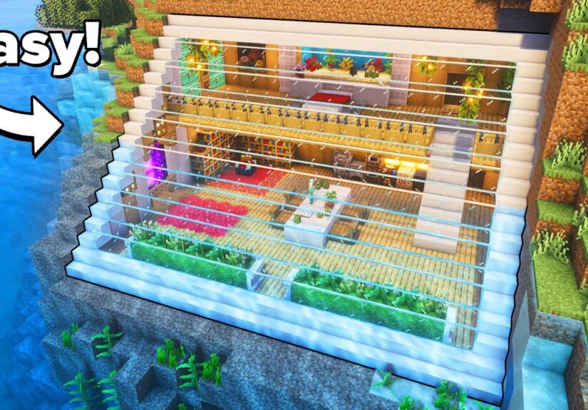 Minecraft: How to Build an Underwater Starter Base | Tutorial🏠