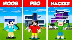 Minecraft Modern House Build Battle Challenge 😍🔥 | SHINCHAN vs