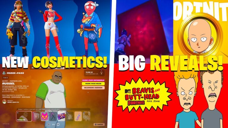 NEW Fortnite Update Today: RED CUBE, Beavis & Butt-Head, OPM