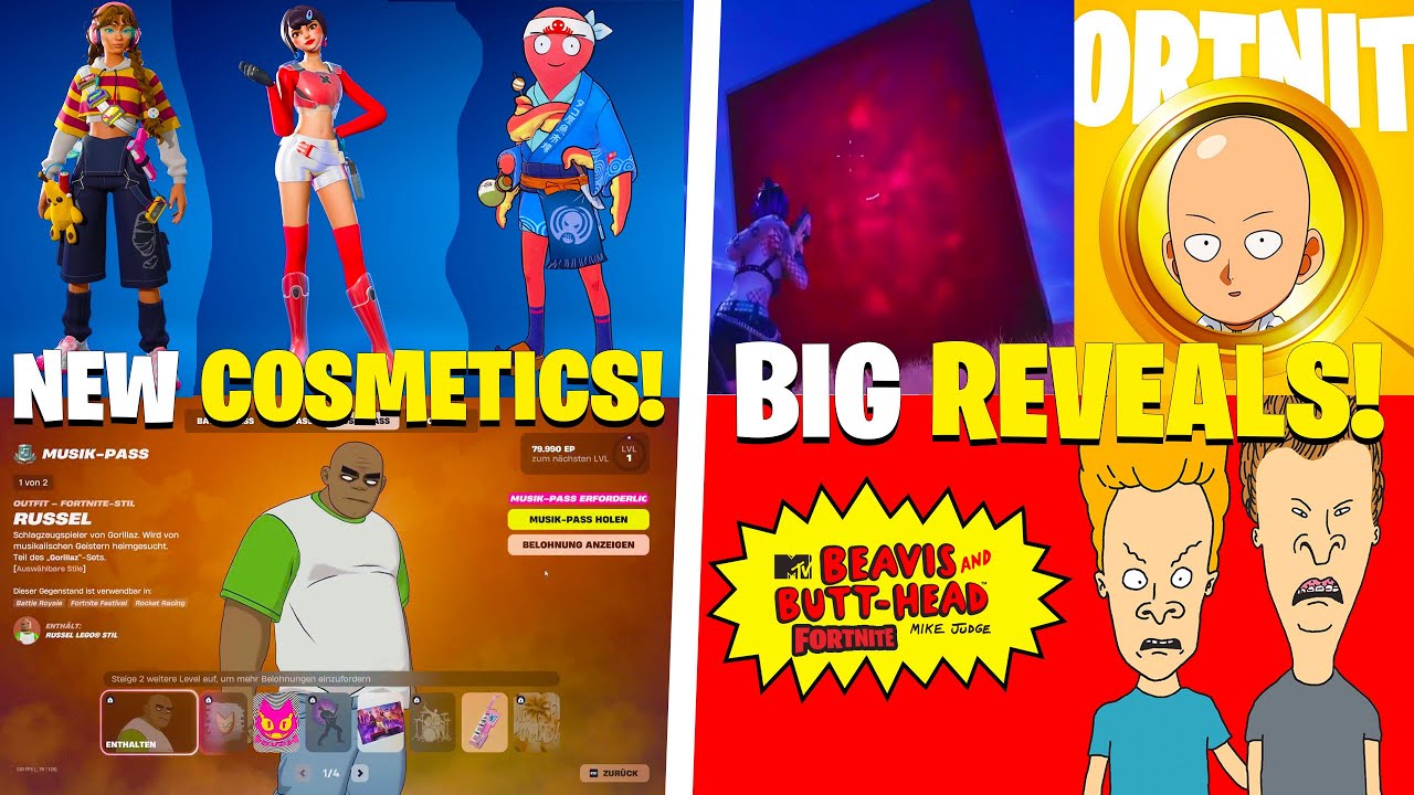 NEW Fortnite Update Today: RED CUBE, Beavis & Butt-Head, OPM