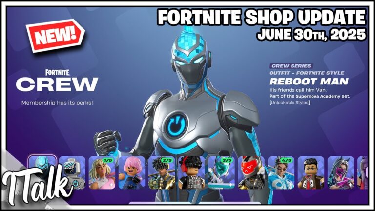 *NEW* REBOOT MAN SKIN AND MORE! Fortnite Shop UPDATE! [June