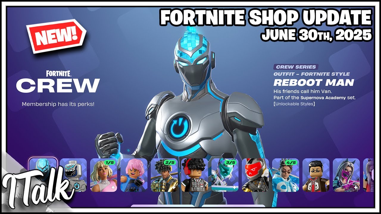 *NEW* REBOOT MAN SKIN AND MORE! Fortnite Shop UPDATE! [June