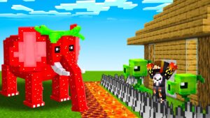 PLANT VS ZOMBIE BRAINROT IN MINECRAFT !!!