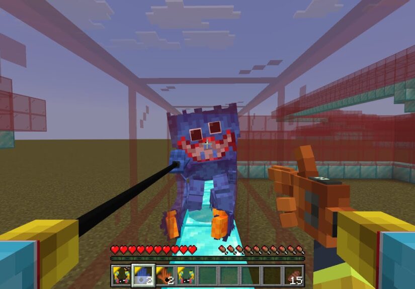 Poppy Playtime V2 Huggy Wuggy Vent Mode Chase MOD in