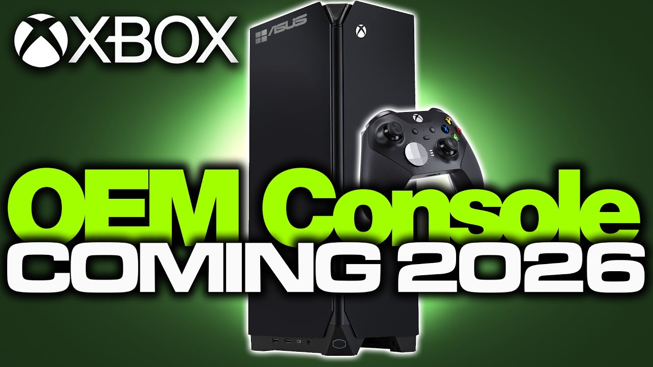 REVEALED Next Xbox OEM Console Coming 2026 Leaked Harware Details