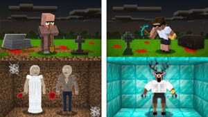 Rs1 vs Rs9,99,999 Scary Items Mining Challenge in Minecraft