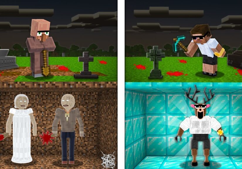 Rs1 vs Rs9,99,999 Scary Items Mining Challenge in Minecraft