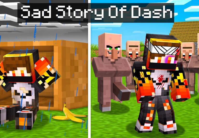 SAD STORY OF DASH IN MINECRAFT !!!