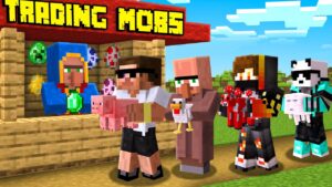 Selling Mobs to Become Rich in Minecraft..