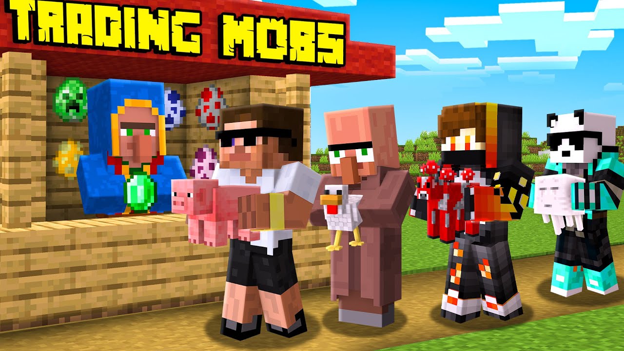 Selling Mobs to Become Rich in Minecraft..