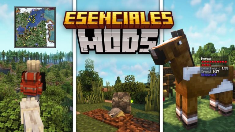 TOP 15 Mods ESENCIALES para Minecraft 1.20.1+ | JEI, Minimapa,