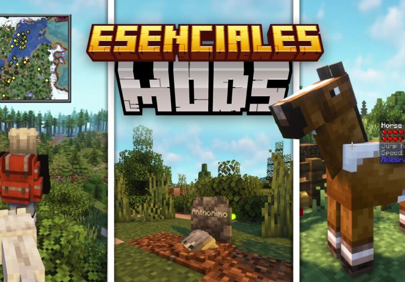TOP 15 Mods ESENCIALES para Minecraft 1.20.1+ | JEI, Minimapa,