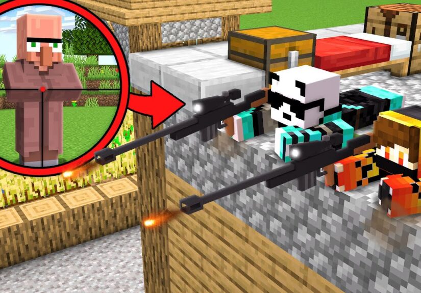 We Became Secret Snipers in Minecraft!