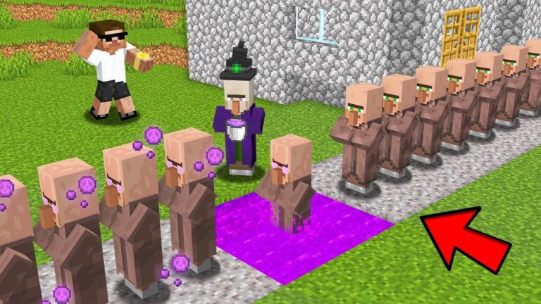 Witch Controlled All Villagers in Minecraft..