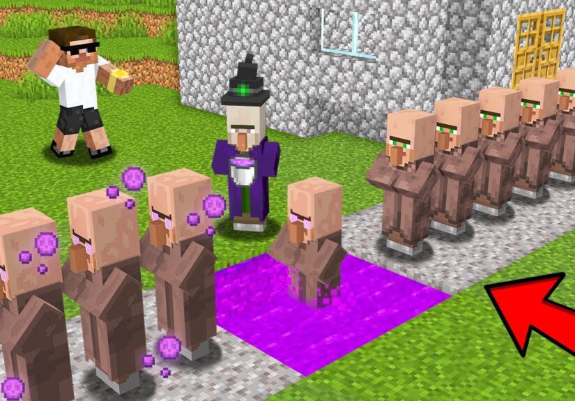 Witch Controlled All Villagers in Minecraft..