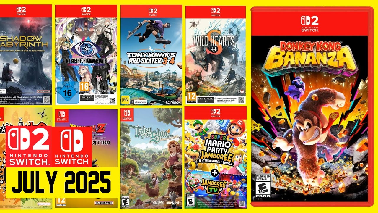15 EPIC Nintendo Switch 2 & 1 Games Coming JULY
