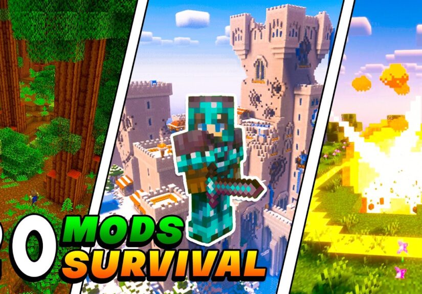 ✨ 20 MODS Para Empezar A JUGAR Un SURVIVAL [Minecraft