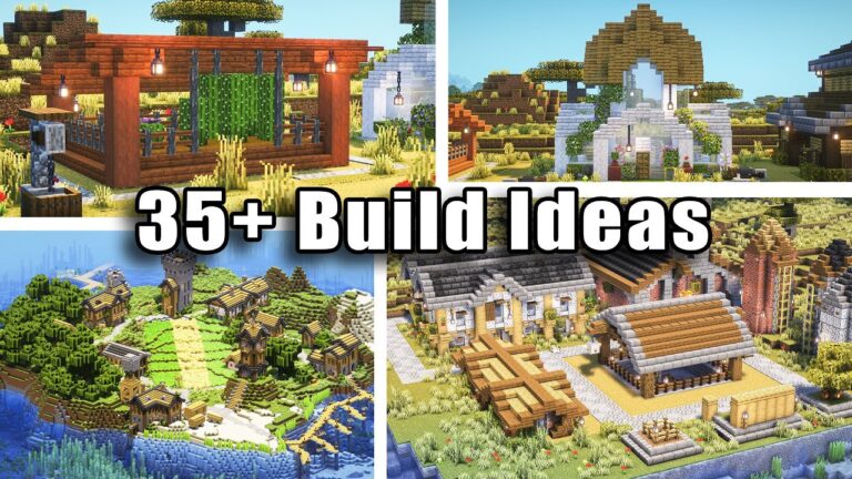 35+ Build Ideas for Your Minecraft Survival World
