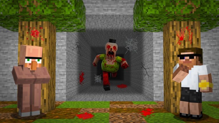 A Mysterious Mob Attack Our Village in Minecraft..