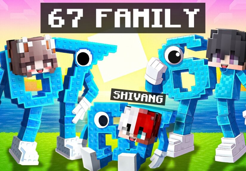 ADOPTED BY SECRET 67 BRAINROT IN MINECRAFT !!