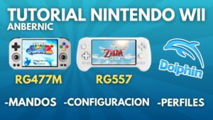 Anbernic RG477M y RG557 Guía Nintendo Wii Configuración Mandos y