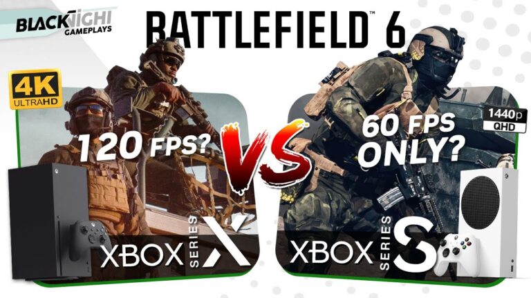 BATTLEFIELD 6 on XBOX Series S vs XBOX Series X
