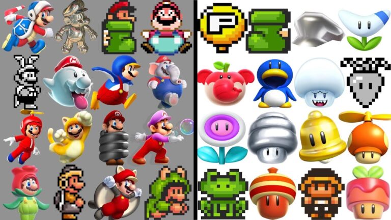 Every Mario Power-up in Nintendo Games (1985-2026)
