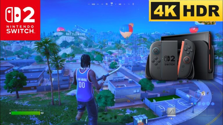 Fortnite Chapter 7 Nintendo Switch 2 Gameplay (4K 60FPS)