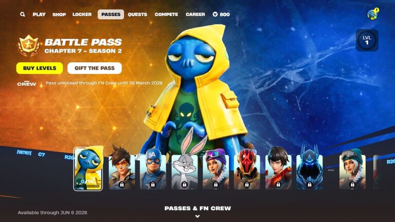 Fortnite Chapter 7 Season 2 Battle Pass! (FULL SHOWCASE)