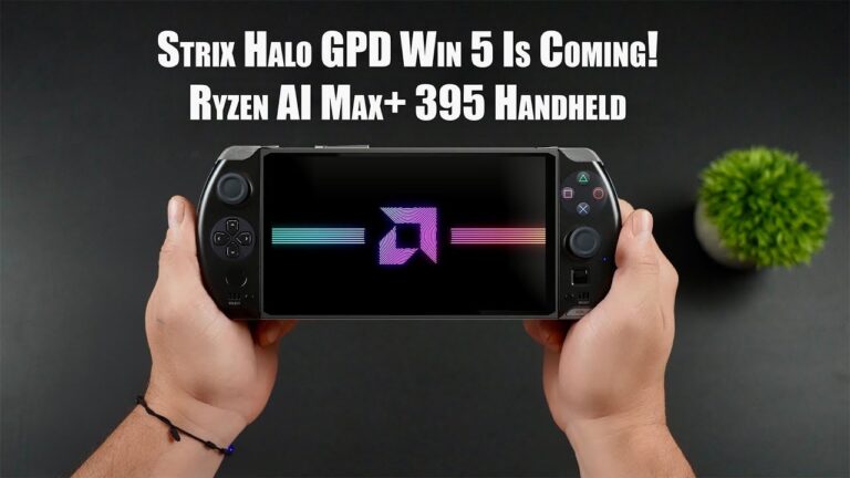 GPD Win 5 Specs Look Crazy Good! AMD RYZEN MAX+