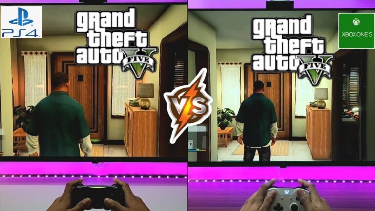 GTA V (PS4 Slim Vs Xbox One S)