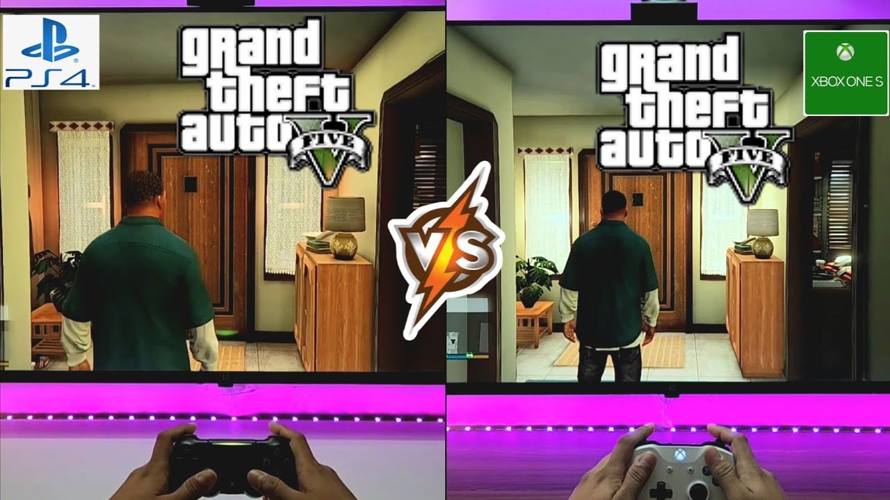 GTA V (PS4 Slim Vs Xbox One S)