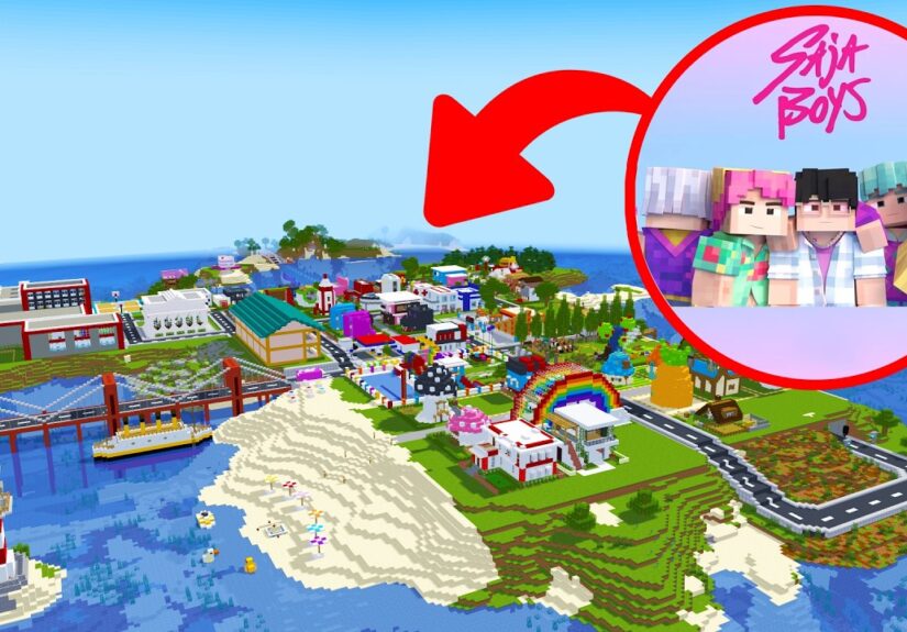 Helping SAJA BOYS in Minecraft! (KPOP DEMON HUNTERS)