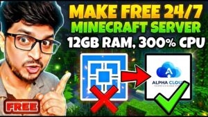 How To Make Free Minecraft Server 24x7 | Best Free