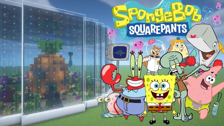 How To Make a SpongeBob SquarePants Farm in Minecraft PE