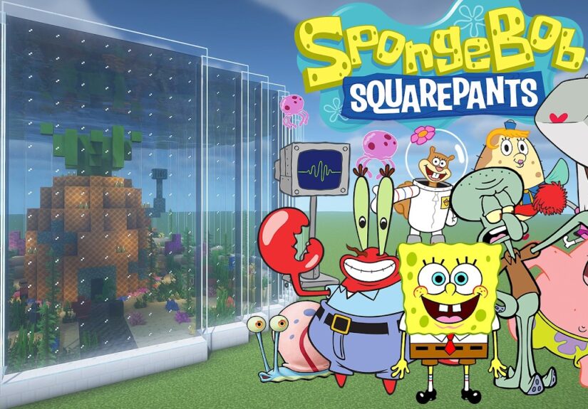 How To Make a SpongeBob SquarePants Farm in Minecraft PE