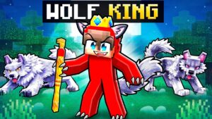 I Became a WOLF KING in Minecraft!