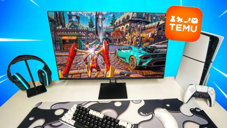 I Built The Best Console Gaming Setup Using TEMU!