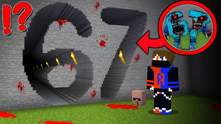 I Found the SCARY 67 Brainrot Tunnel in Minecraft