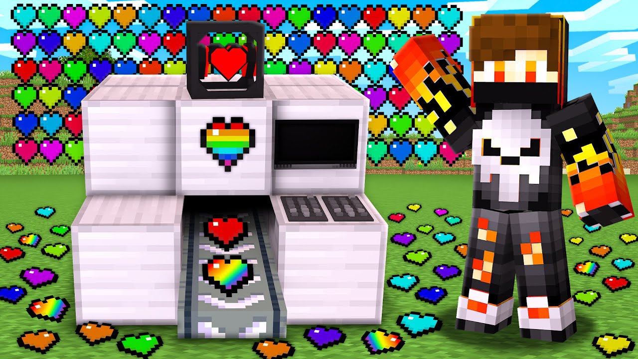 I MADE EVERY HEART FACTORY IN MINECRAFT !!!!