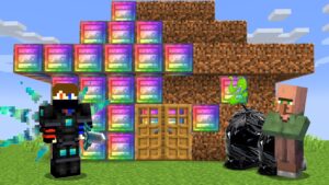 I Transformed The NOOB Villager house into AVARITIA in Minecraft